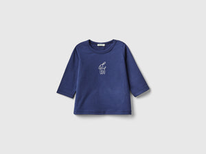 T-shirt manica lunga 100% cotone bio