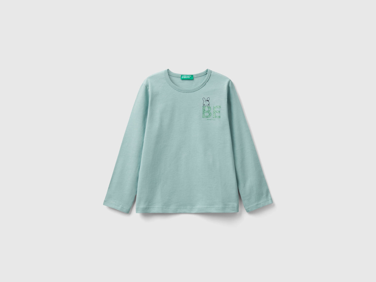 Maglietta regular fit in cotone bio