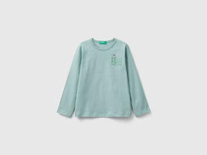 Maglietta regular fit in cotone bio