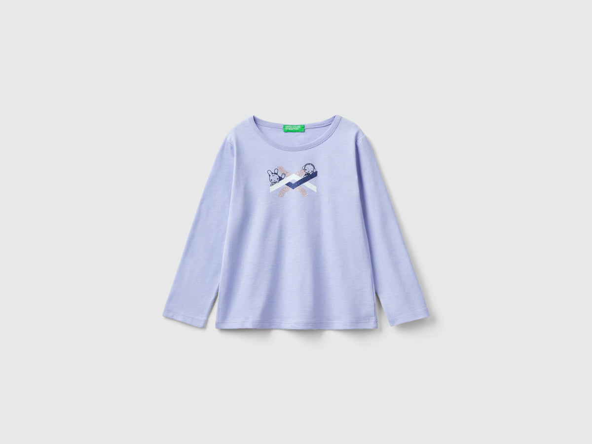 Maglietta regular fit in cotone bio