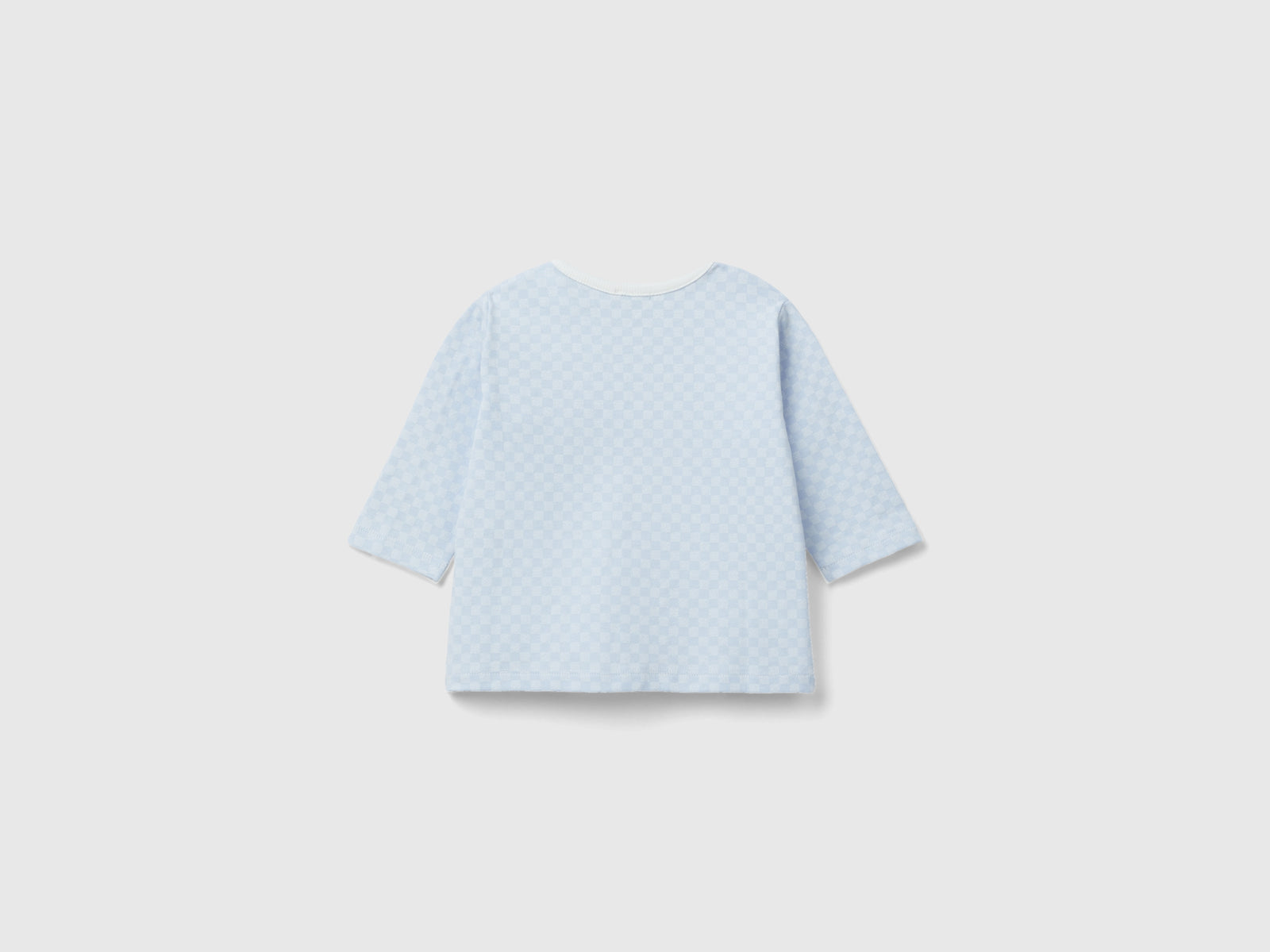 T-shirt optical con stampa orsetto da neonato azzurro 2 | Benetton Outlet