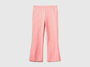 Leggings a zampa in cotone stretch