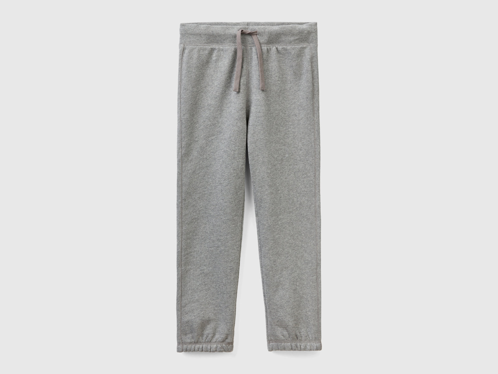 Joggers in calda felpa da bambino grigio scuro | Benetton Outlet