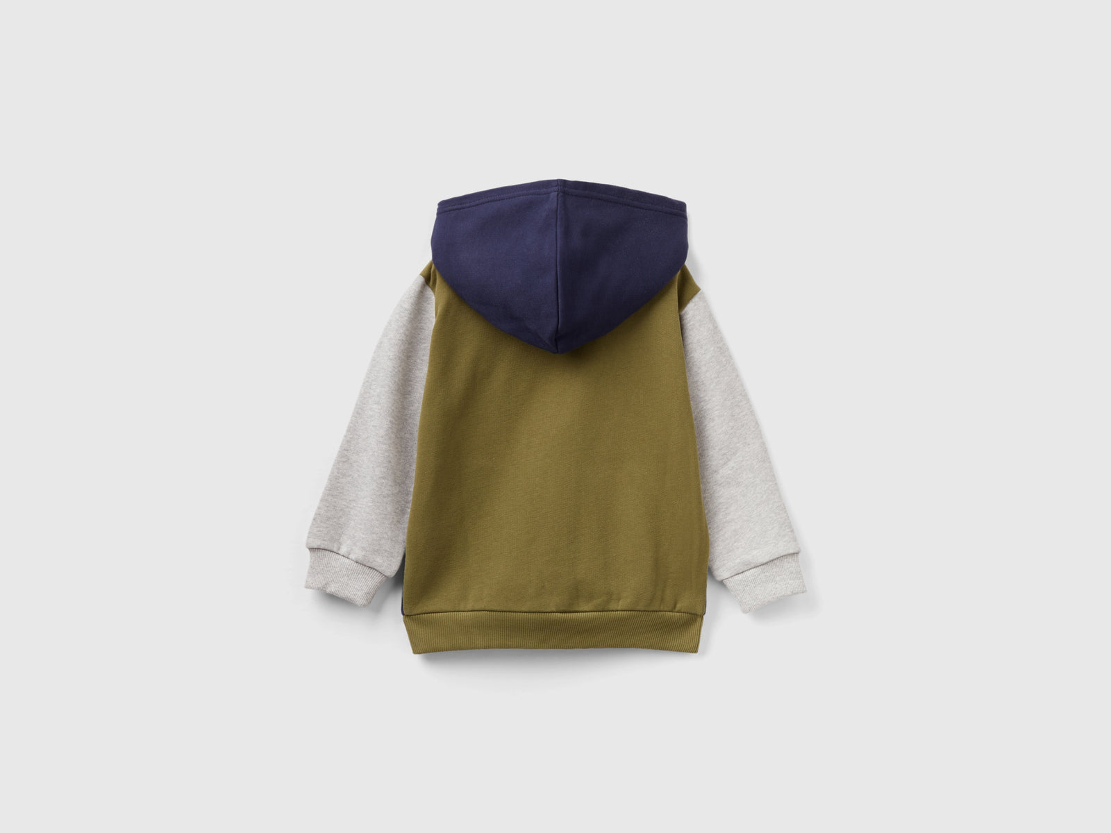 Felpa con cappuccio foderato da bimbo multi-color 2 | Benetton Outlet