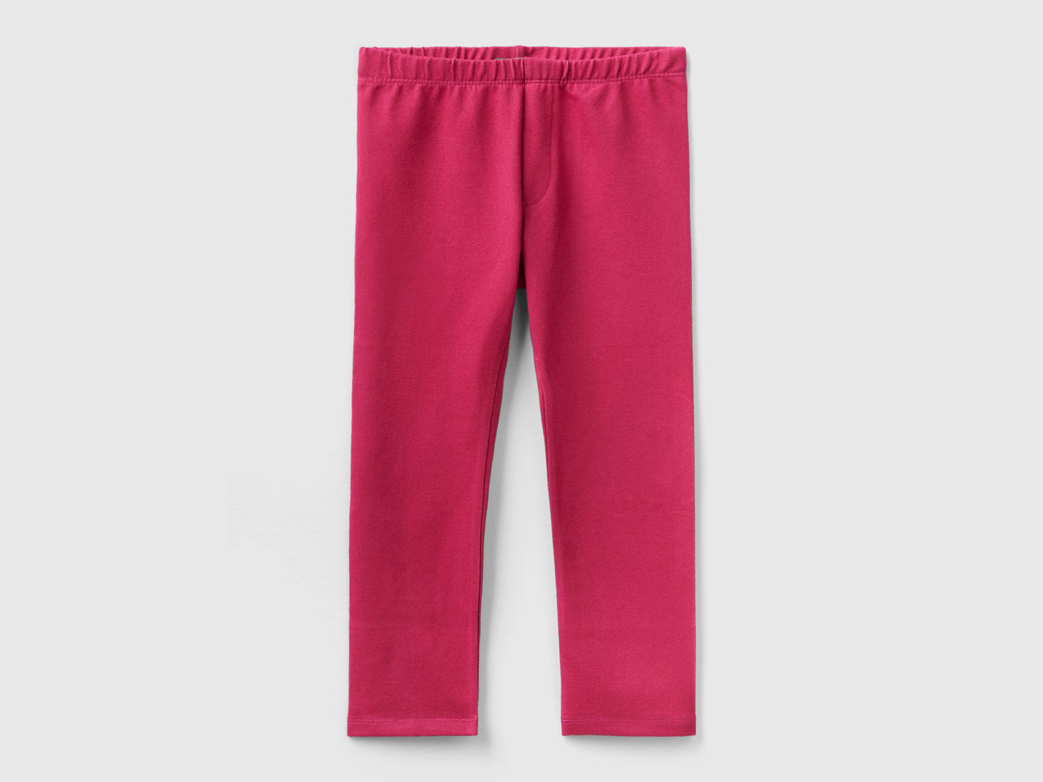 Jeggings in misto cotone stretch da bimba ciclamino | Benetton Outlet