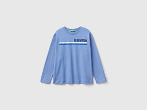 T-shirt manica lunga in cotone bio