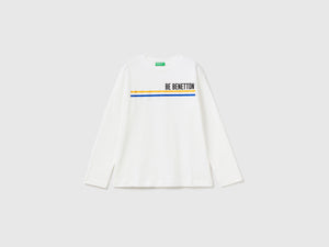 T-shirt manica lunga in cotone bio