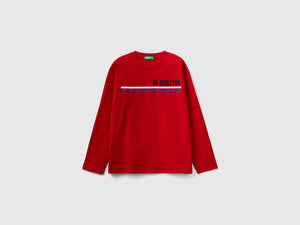Long-sleeved organic cotton T-shirt