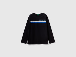 T-shirt manica lunga in cotone bio