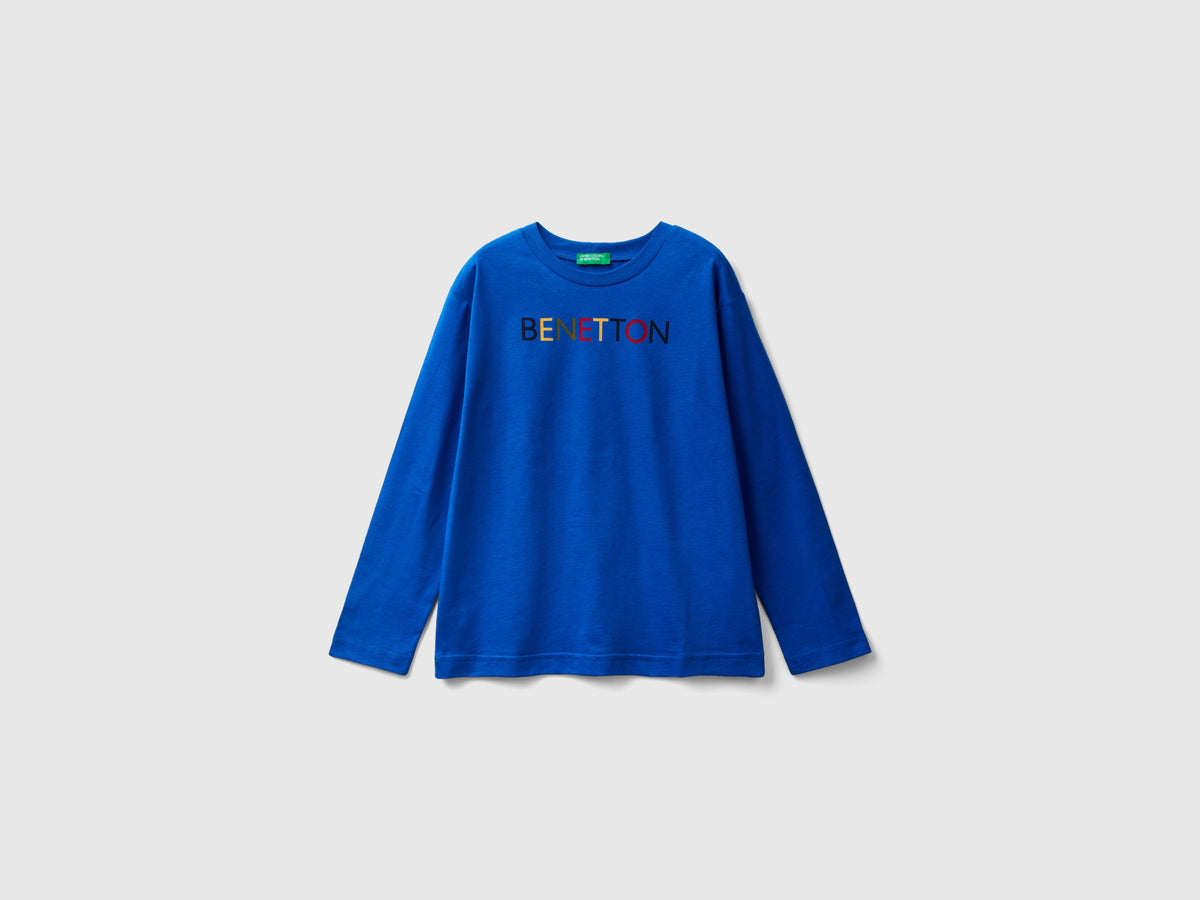 T-shirt manica lunga in cotone bio