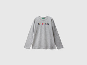 T-shirt manica lunga in cotone bio