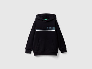 Felpa con cappuccio e logo