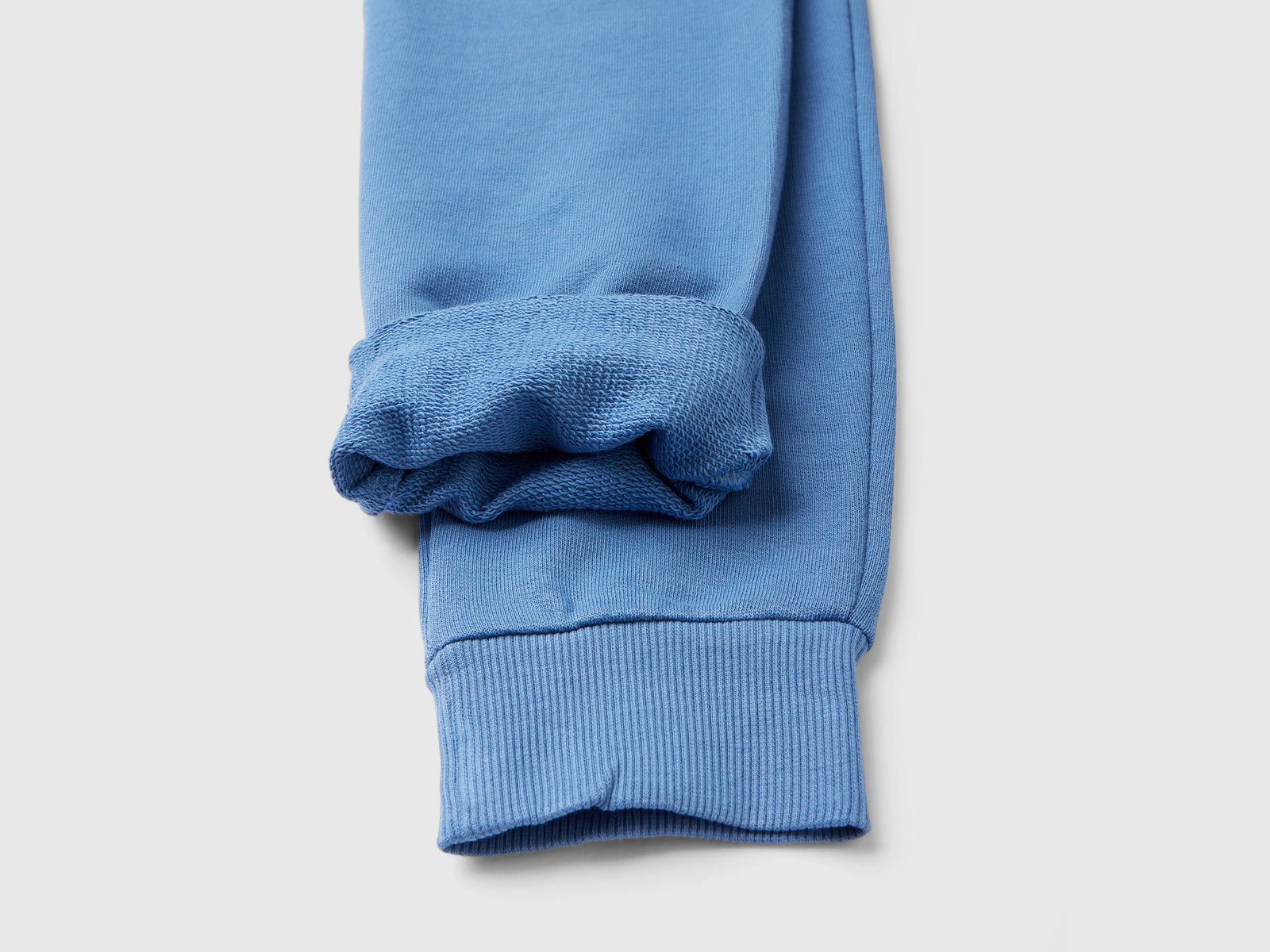 Pantaloni sportivi con coulisse da bambino azzurro 3 | Benetton Outlet