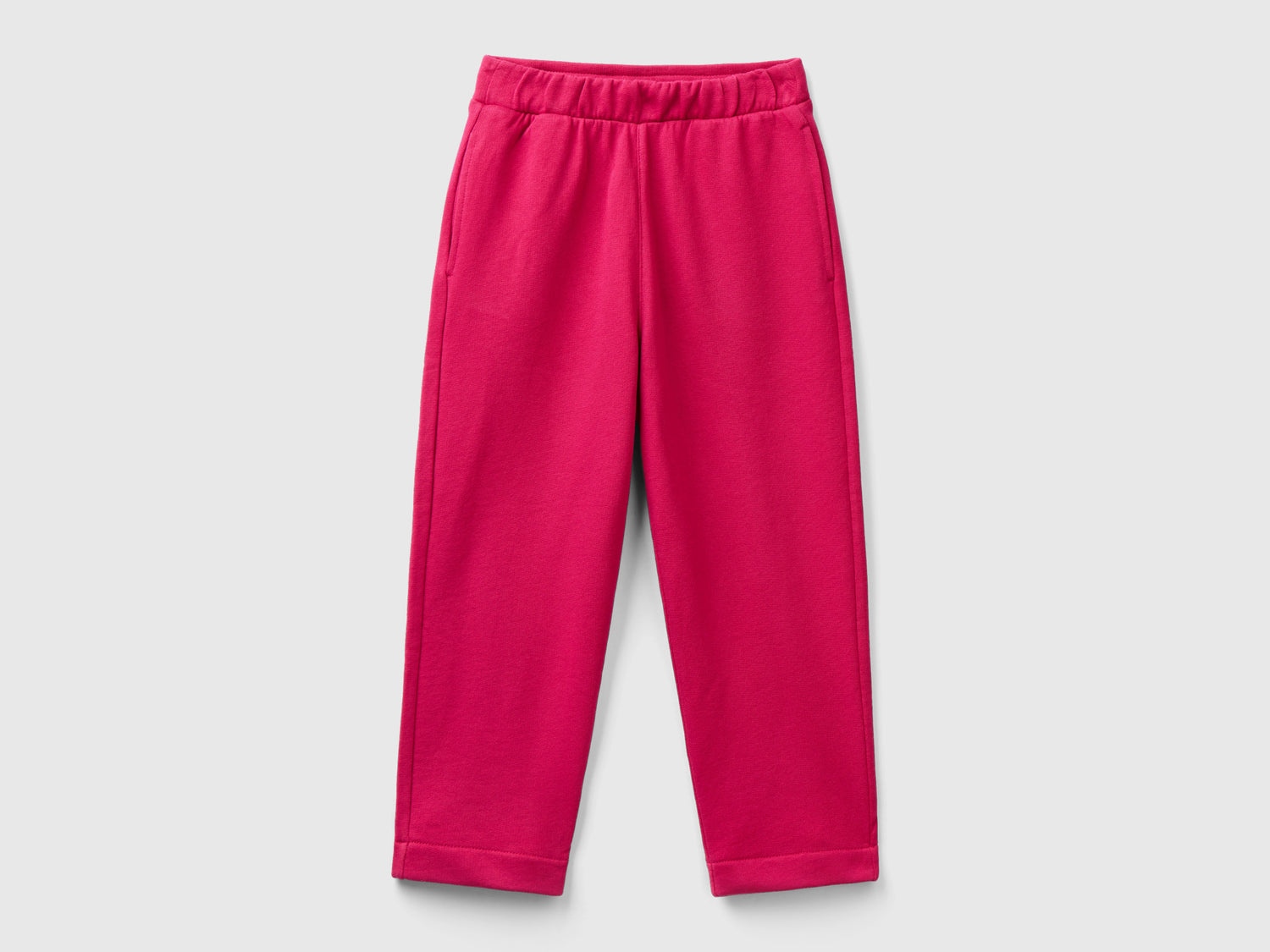 Pantalones de chándal de cintura alta da bambina ciclamino | Benetton Outlet