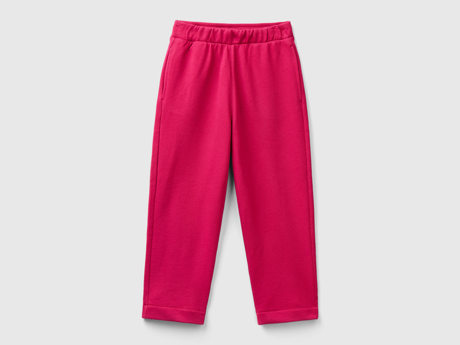 Pantalones de chándal de cintura alta da bambina ciclamino | Benetton Outlet