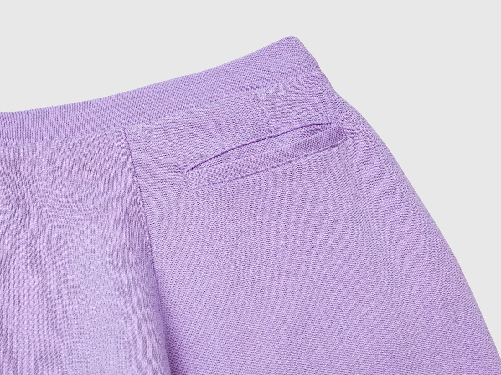 Pantalones de chándal de cintura alta da bambina lilla 2 | Benetton Outlet