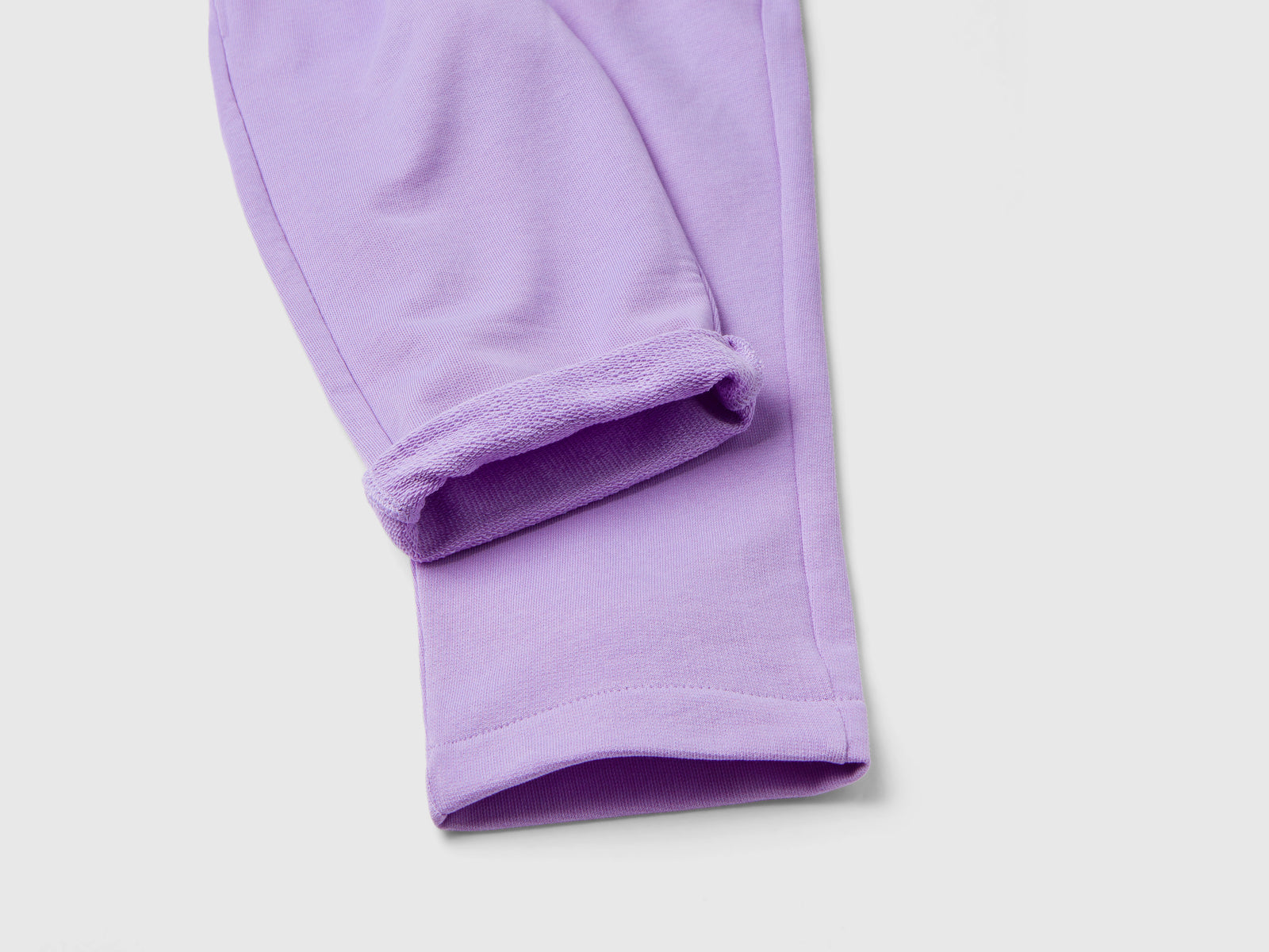 Pantalones de chándal de cintura alta da bambina lilla 3 | Benetton Outlet
