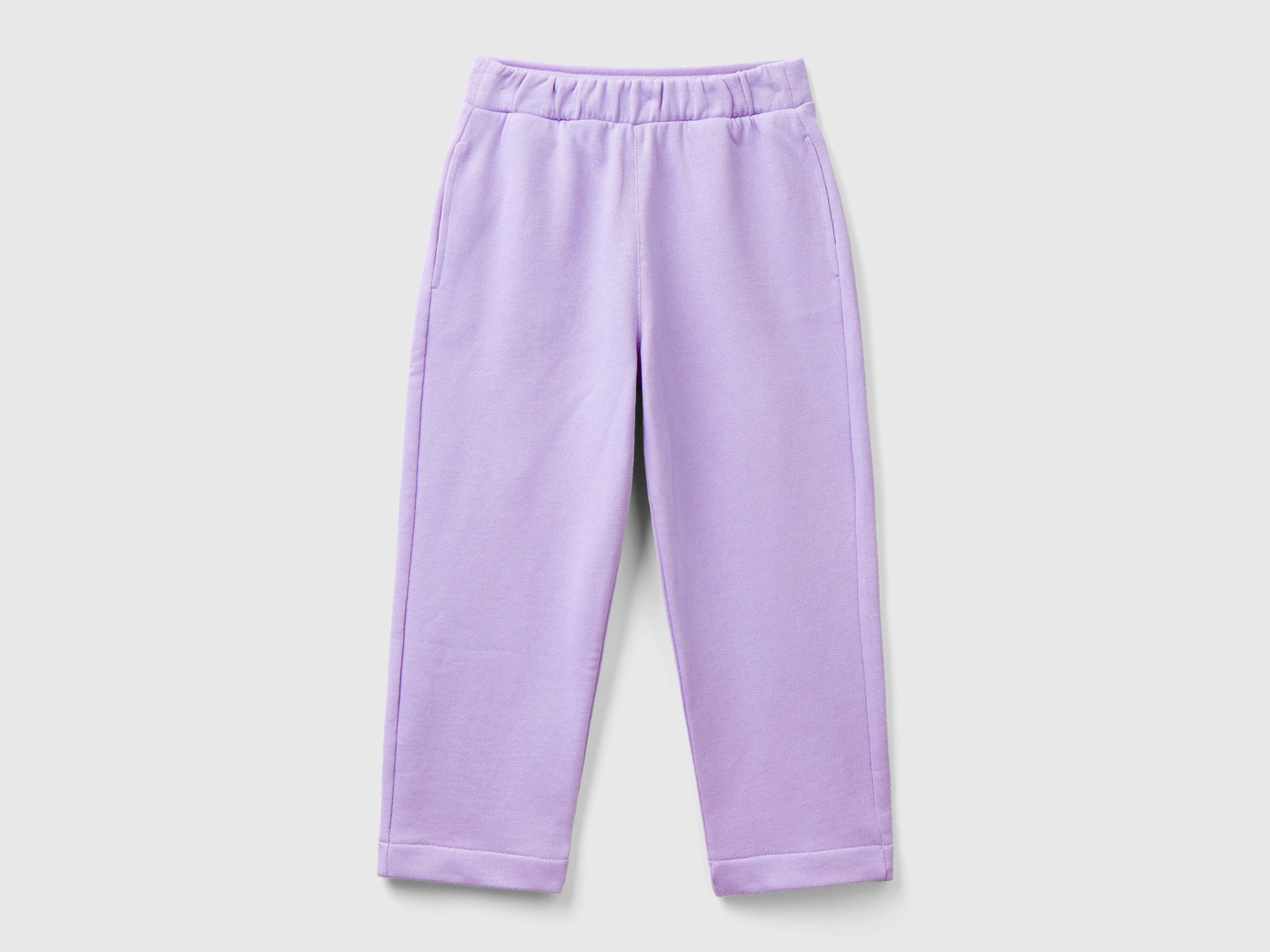 Pantalones de chándal de cintura alta da bambina lilla | Benetton Outlet