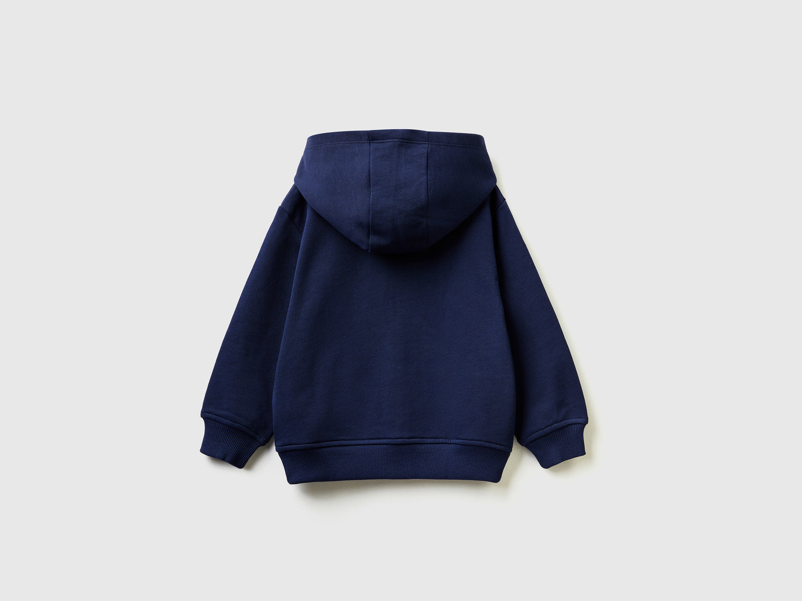 Felpa con logo e cappuccio da bimbo blu scuro 2 | Benetton Outlet