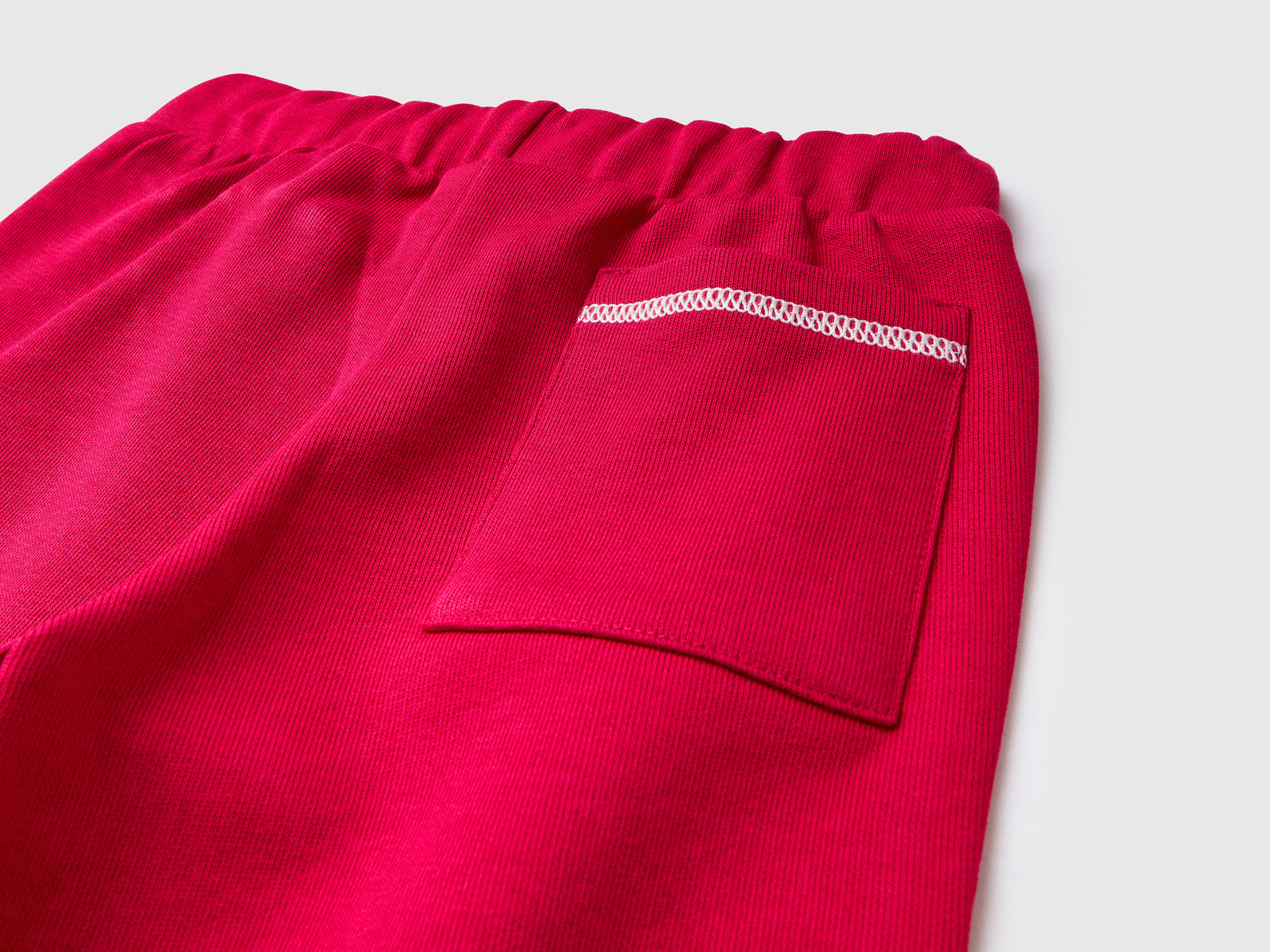 Tuta in felpa 100% cotone da bimbo ciclamino 3 | Benetton Outlet