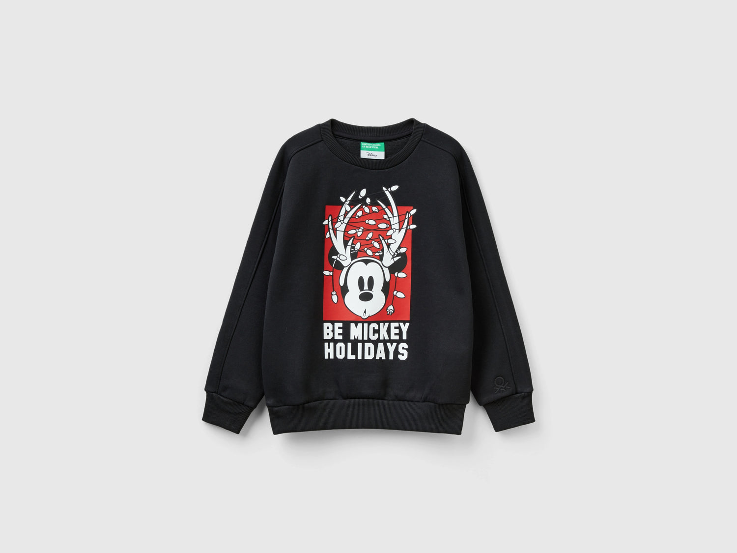 Felpa ©Disney natalizia da bambino nero | Benetton Outlet