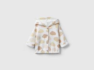 Sudadera con capucha forrada de chenilla