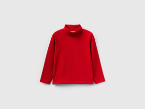 T-shirt lupetto in cotone stretch