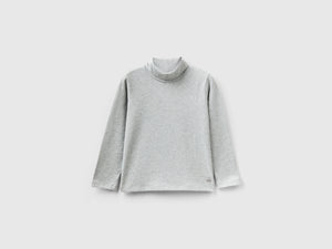 T-shirt lupetto in cotone stretch