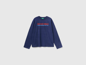 T-shirt in caldo cotone con stampa