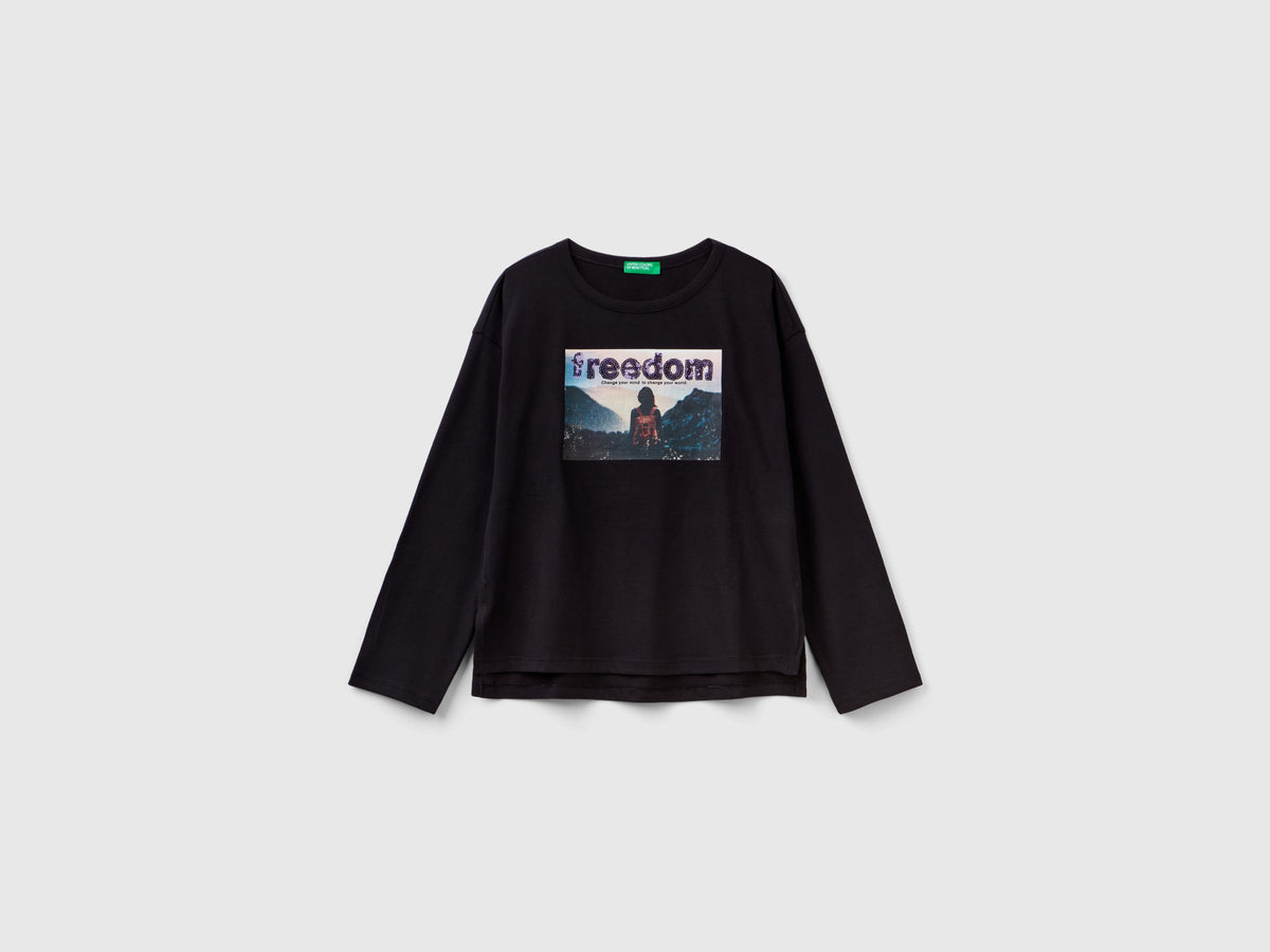 T-shirt con stampa fotografica