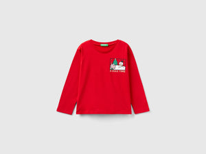 T-shirt natalizia in caldo cotone