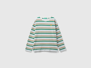 T-shirt a righe 100% cotone