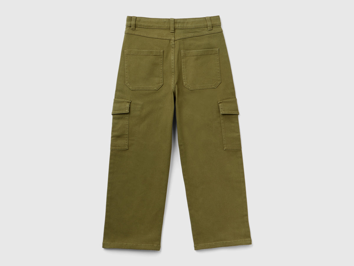 Straight fit cargo trousers