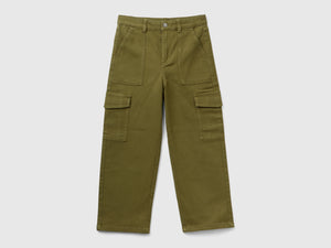 Straight fit cargo trousers