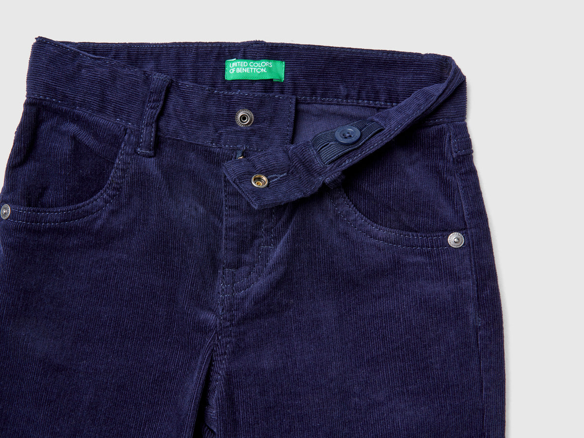 Pantaloni in velluto stretch