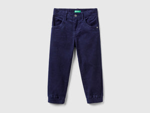 Pantaloni in velluto stretch