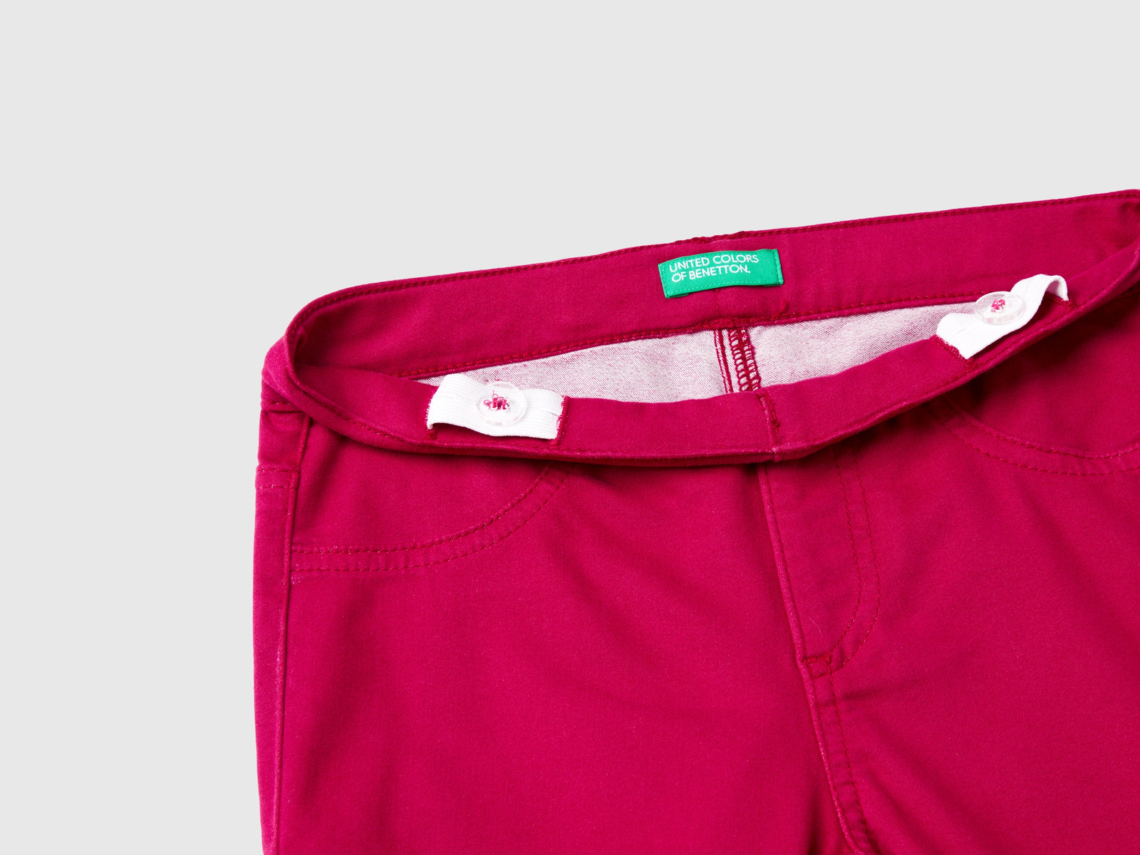 Pantalones acampanados elásticos da bambina ciclamino 3 | Benetton Outlet