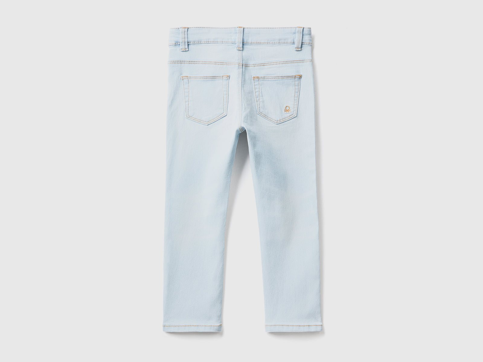 Jeans cinque tasche slim fit da bimba celeste 2 | Benetton Outlet
