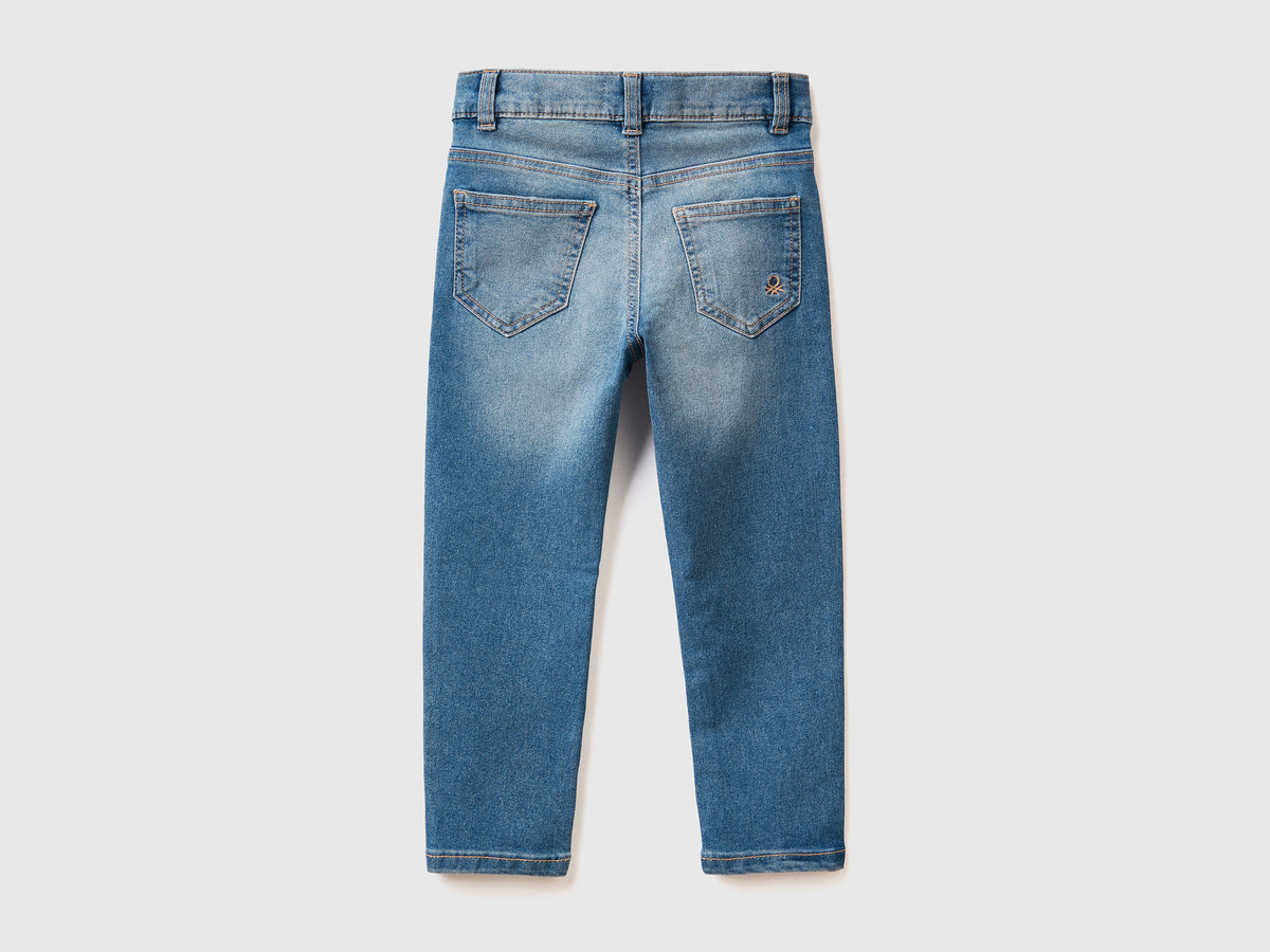 Jeans skinny fit effetto vintage