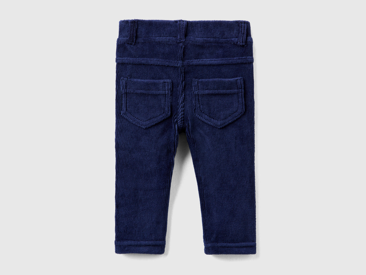 Stretch chenille trousers