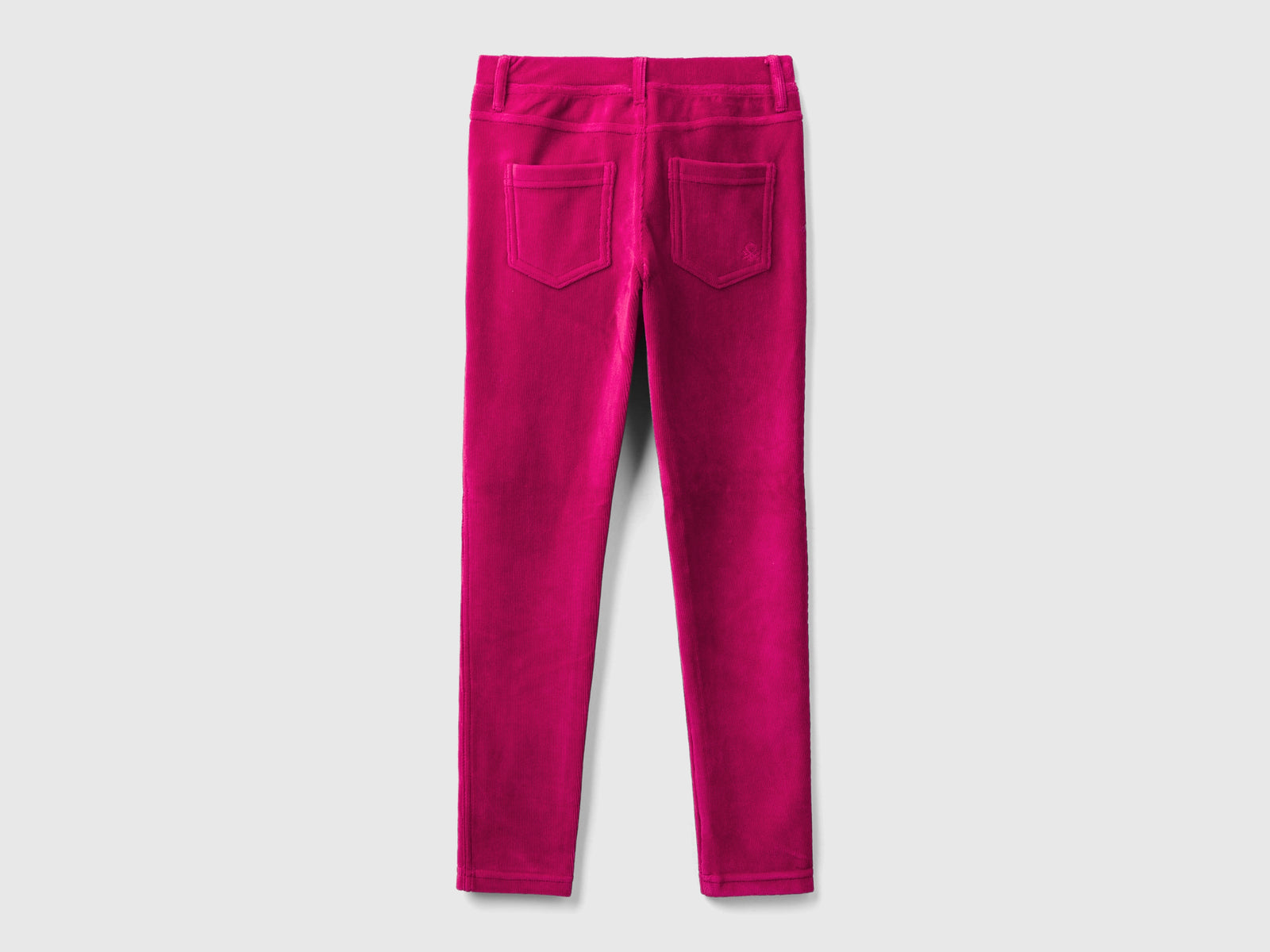 Super skinny chenille trousers da bambina ciclamino 2 | Benetton Outlet
