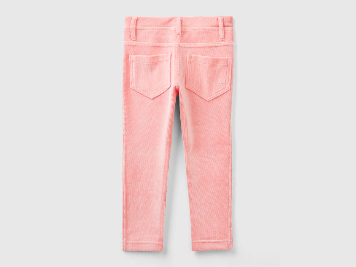 Pantaloni in ciniglia a costine