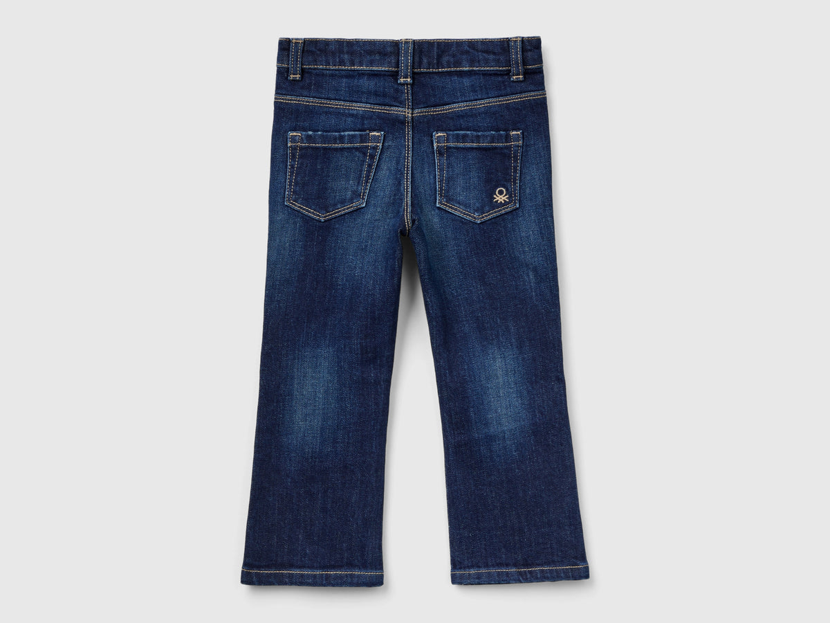 Jeans cinque tasche a zampa