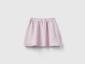 Minigonna in mito viscosa con lurex