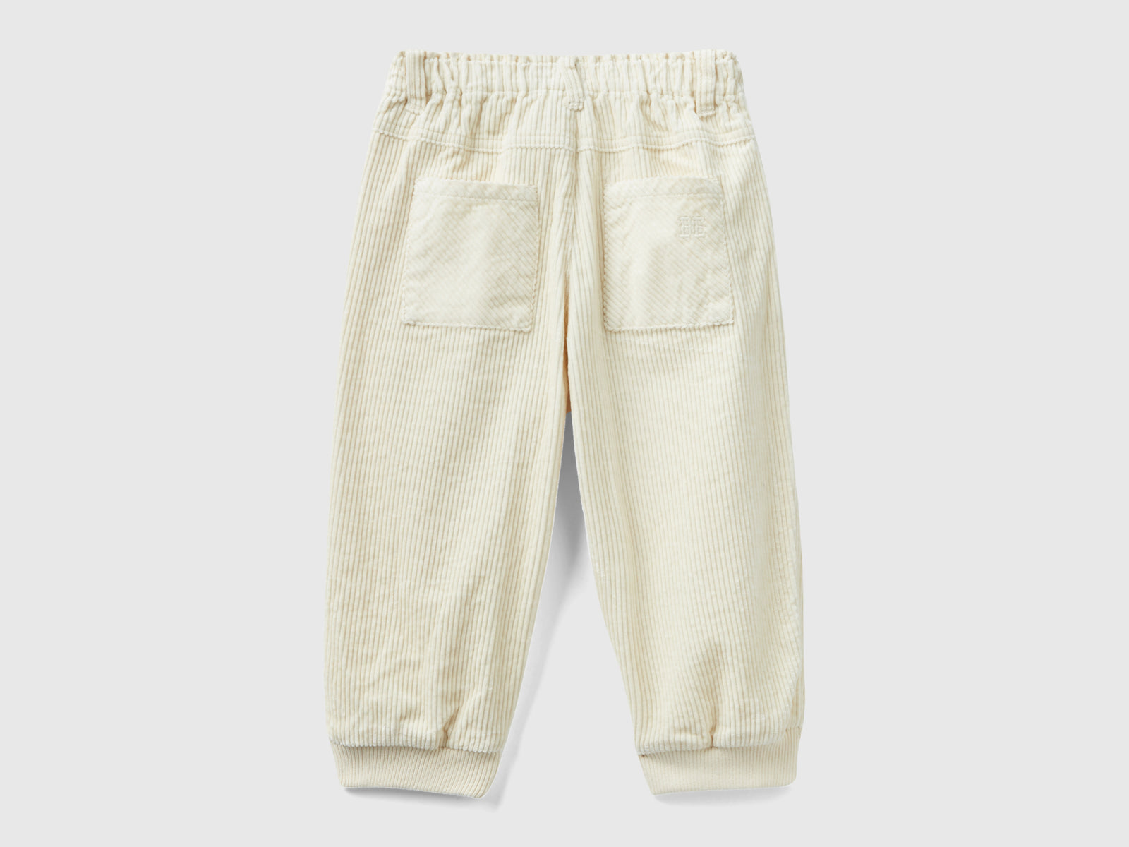 Pantaloni baloon fit in velluto da bimbo beige 2 | Benetton Outlet