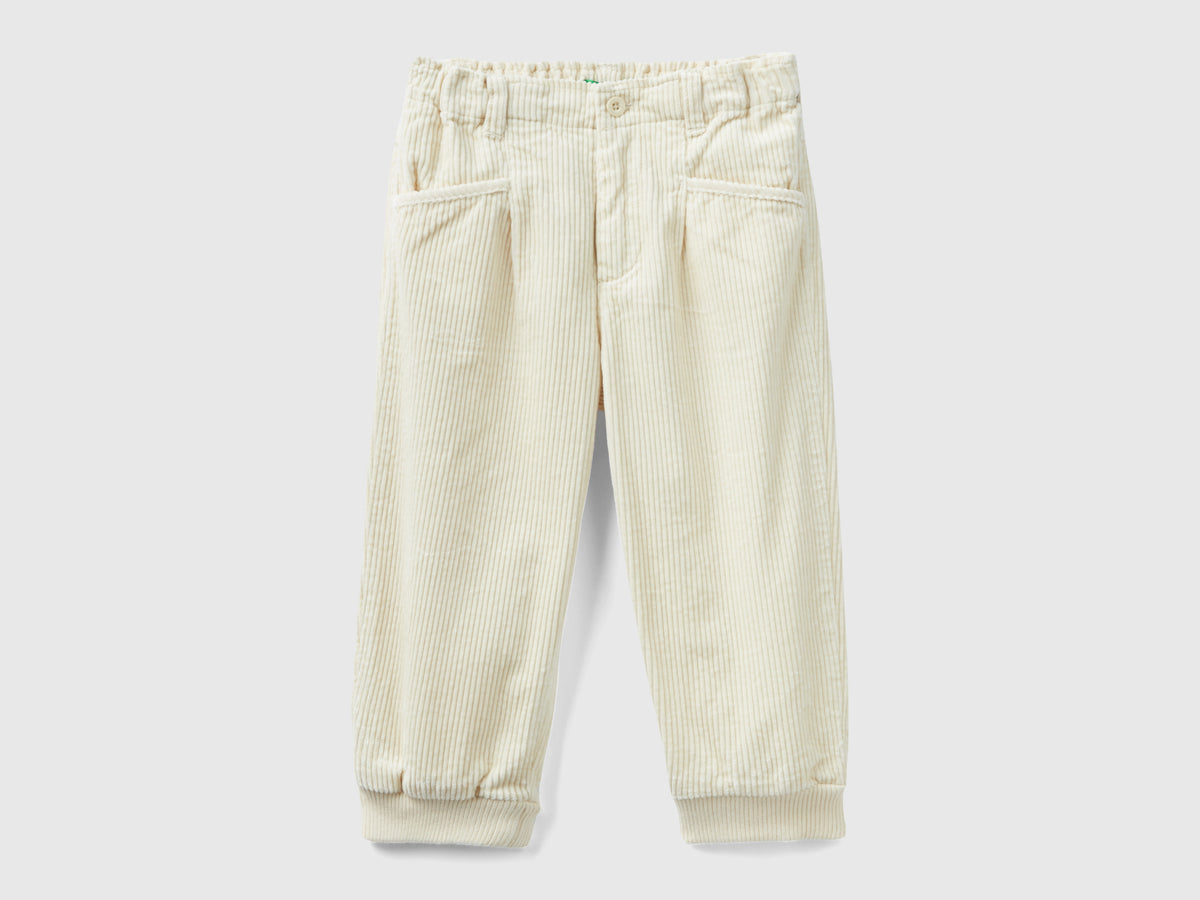 Pantaloni baloon fit in velluto