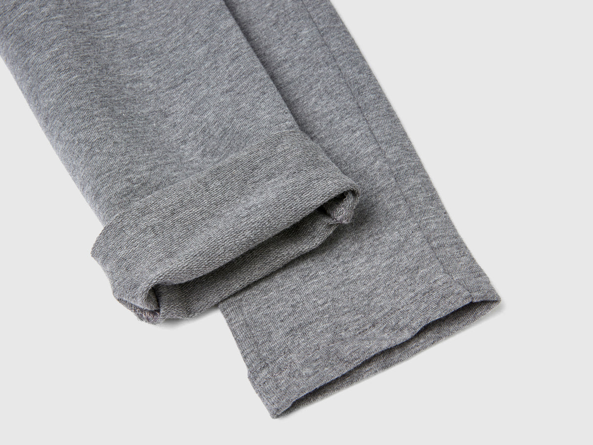 Jeggings in felpa stretch