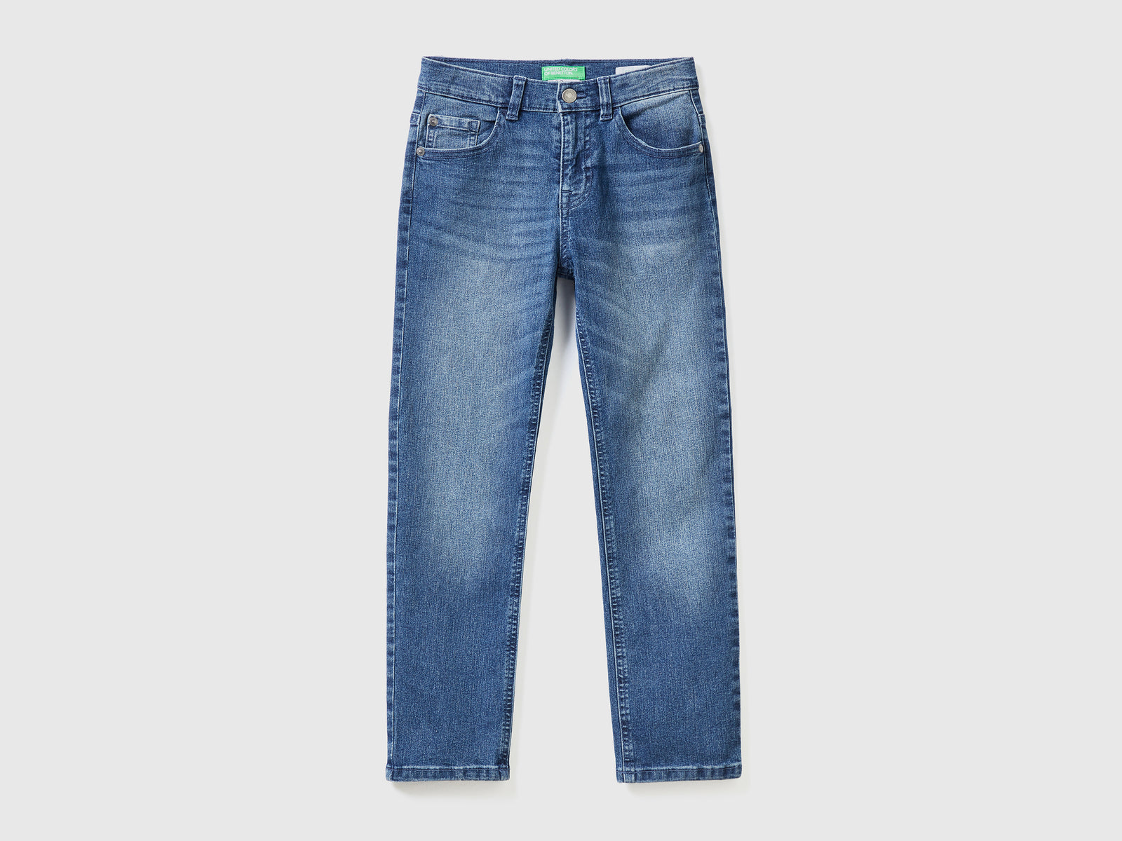 Jeans slim fit da bambino blu | Benetton Outlet