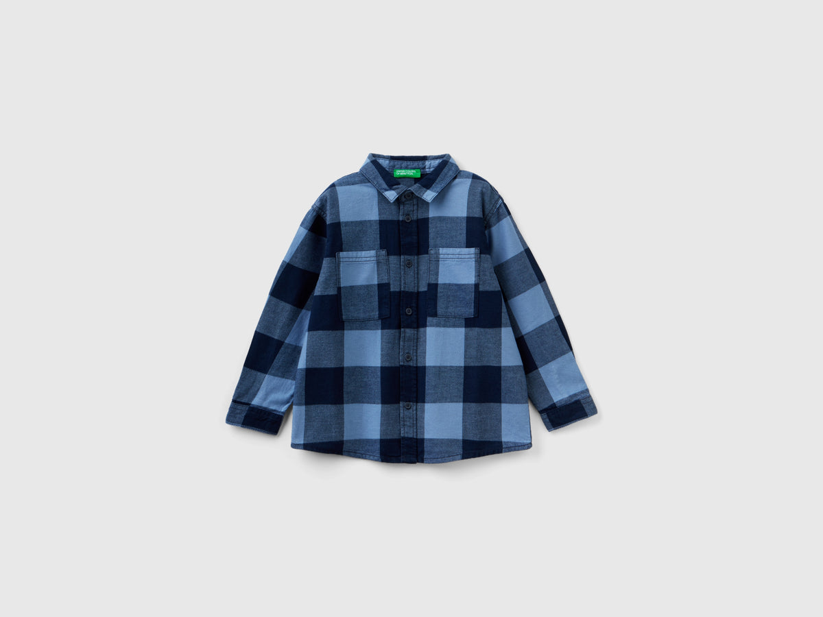 Camicia scozzese 100% cotone
