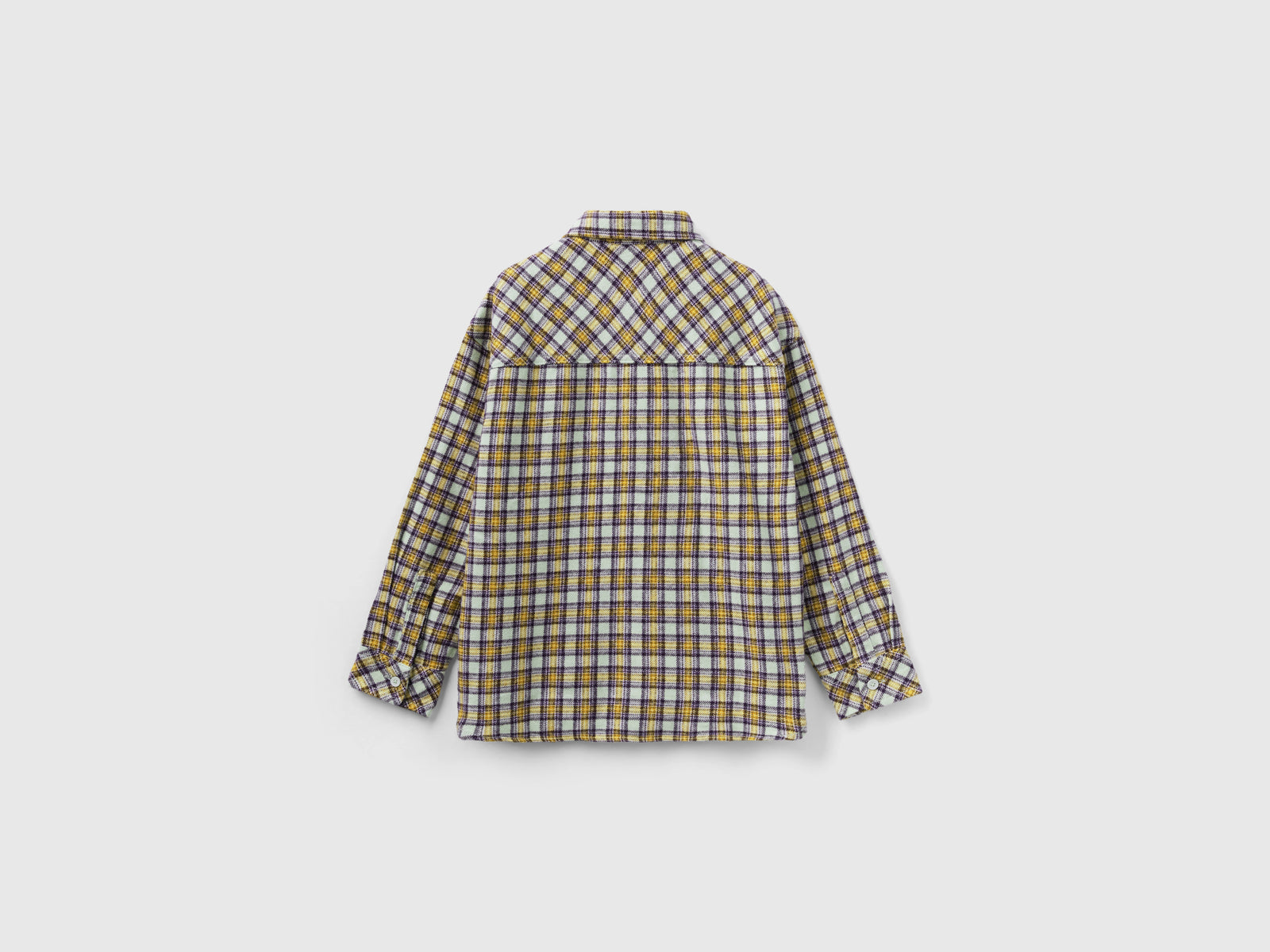 Camicia a quadri in flanella da bambino multi-color 2 | Benetton Outlet